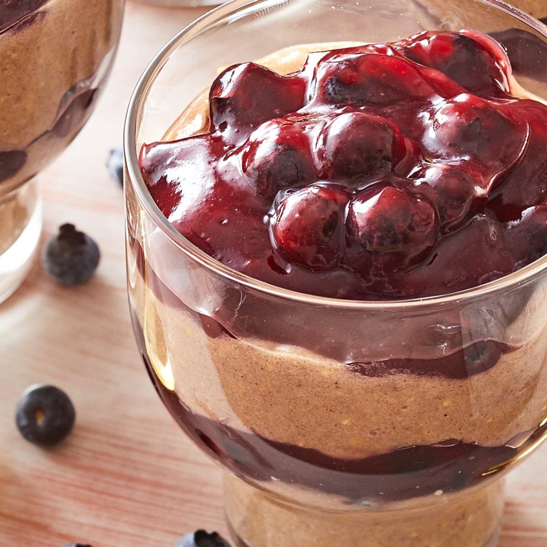 Creamy Blueberry Parfaits with Millet