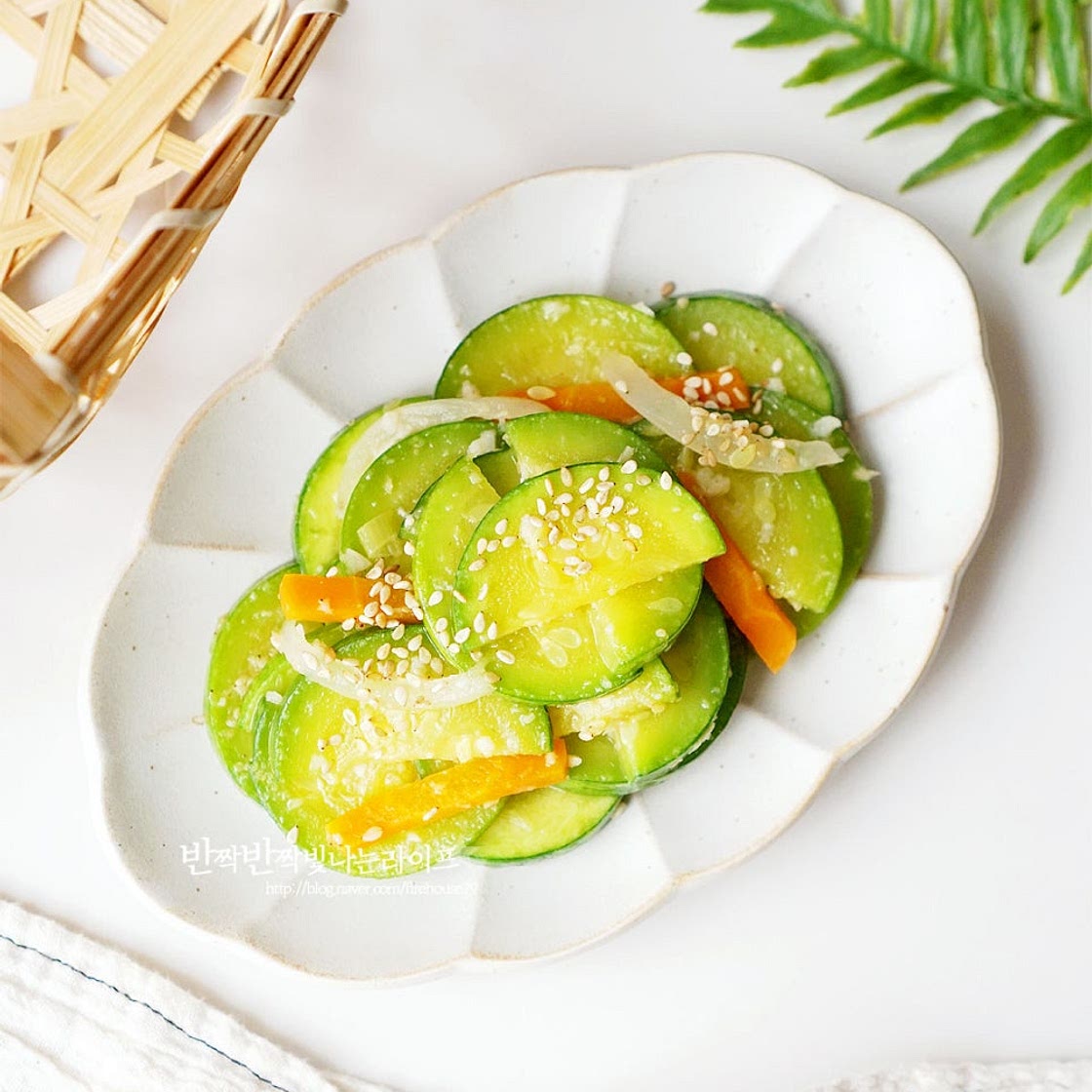 들기름 애호박볶음 만드는 법 애호박새우젓볶음 호박볶음 레시피