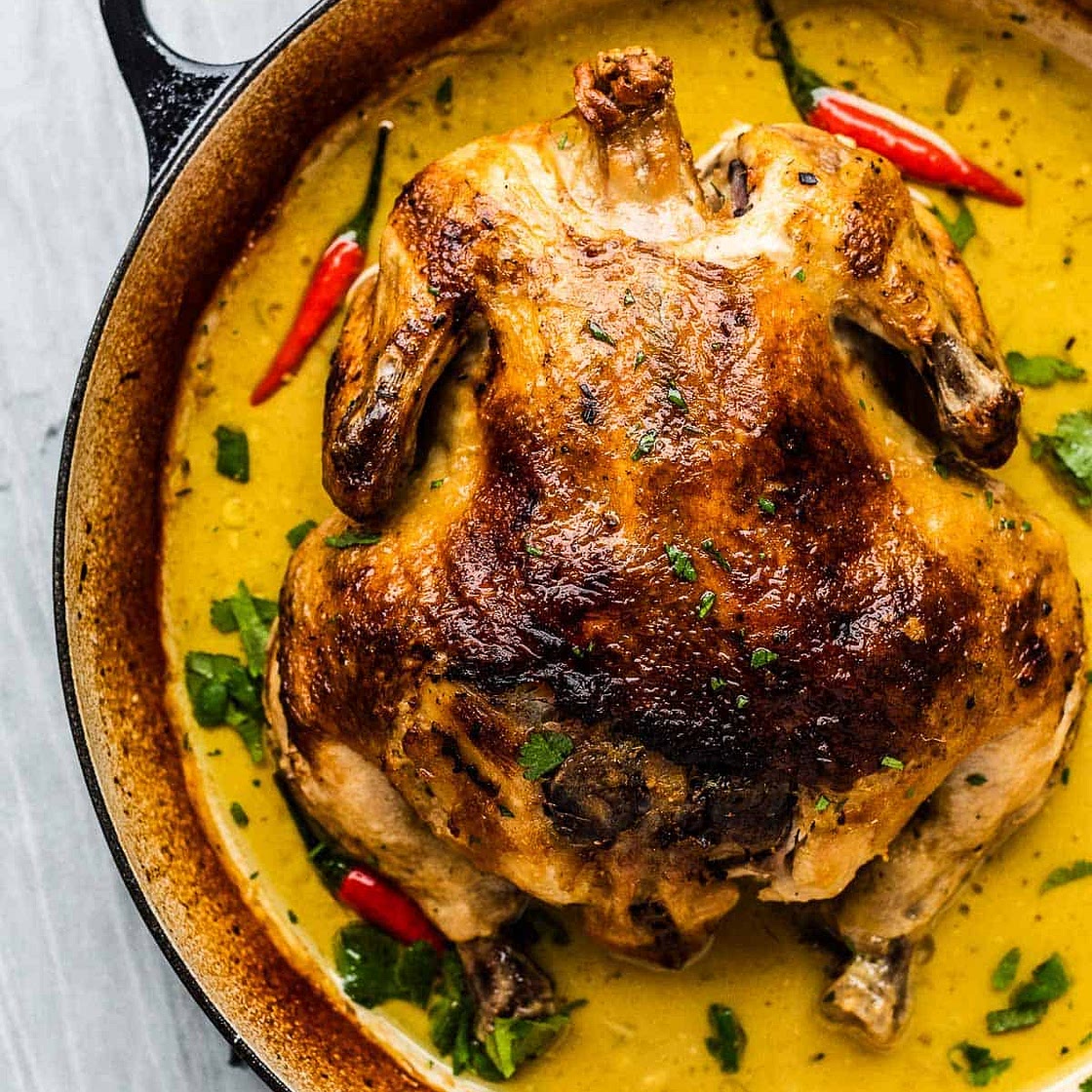 Coconut Milk Braised Chicken Recipe