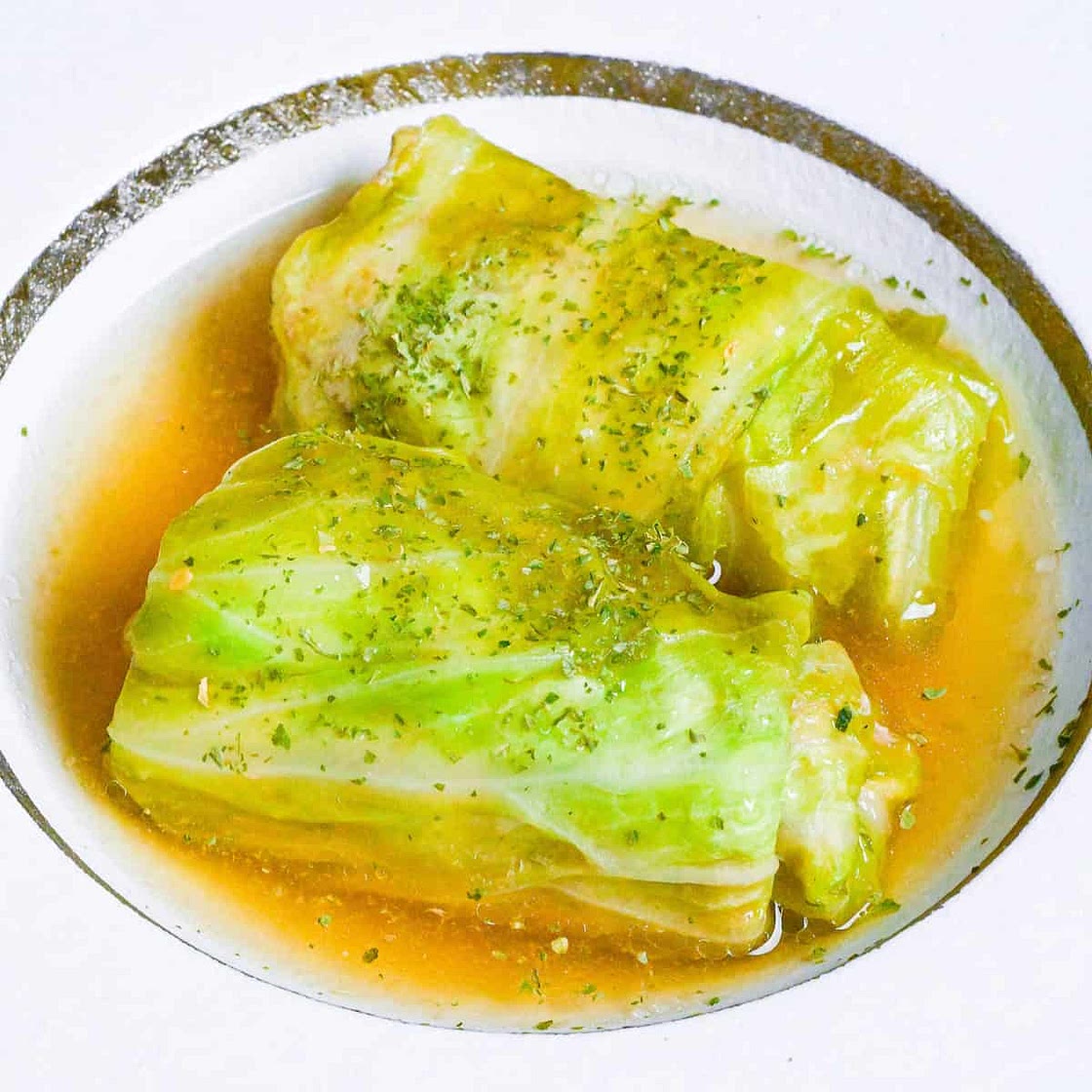 Japanese Cabbage Rolls (Roru Kyabetsu)