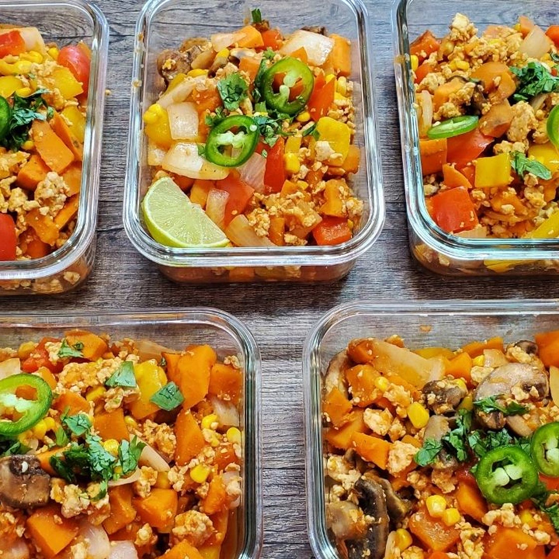 Healthy Ground Chicken Meal Prep Bowl Recipe