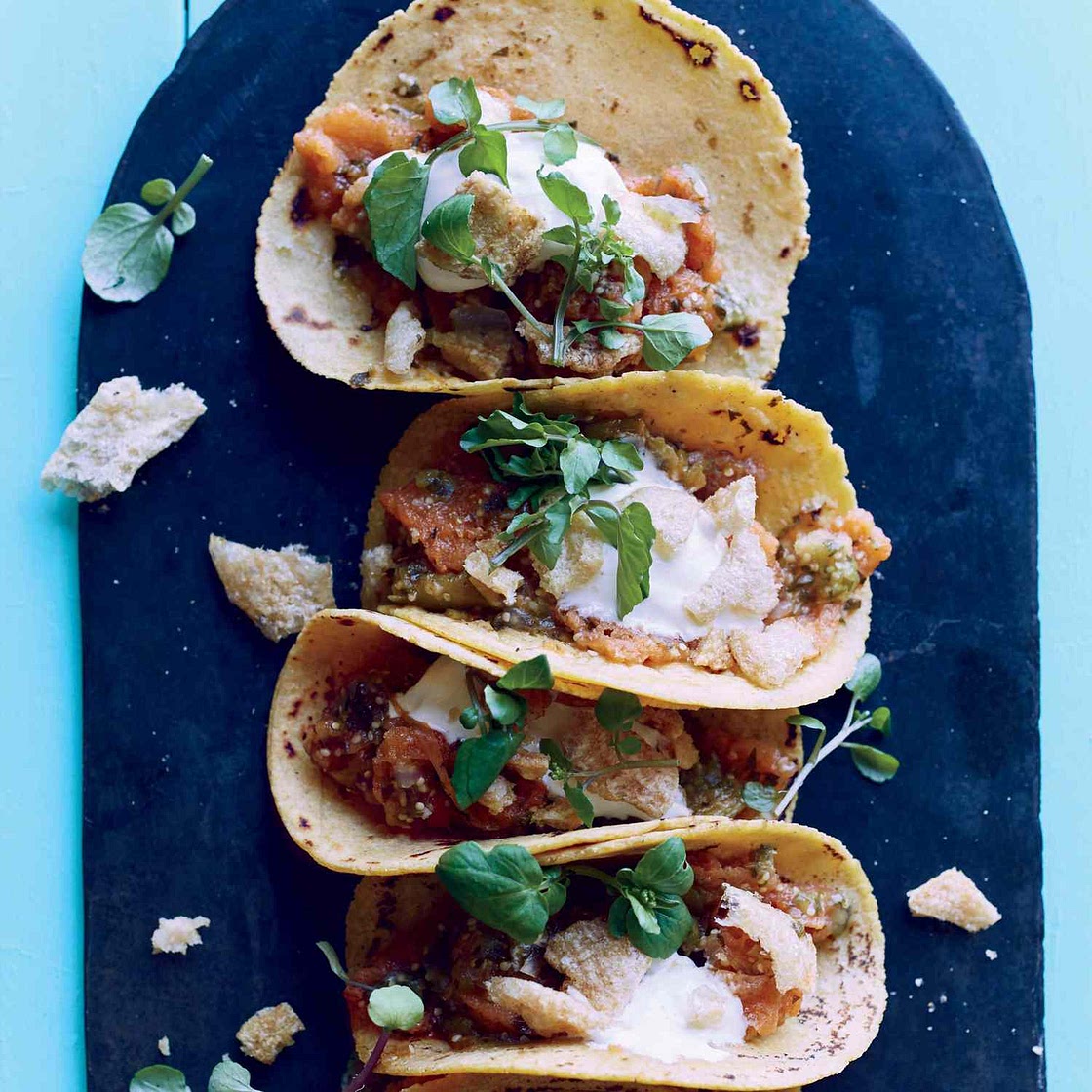 Salsa Verde Chicharrón Tacos
