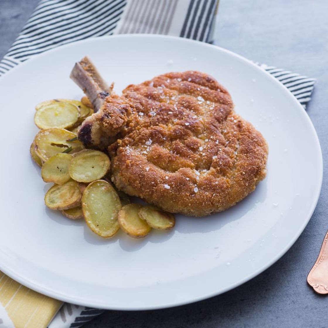 Veal Milanese (Breaded veal cutlet)