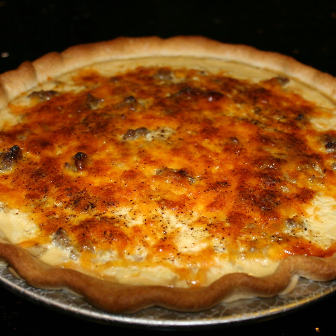 Cheddar Cheesy Meat Pie