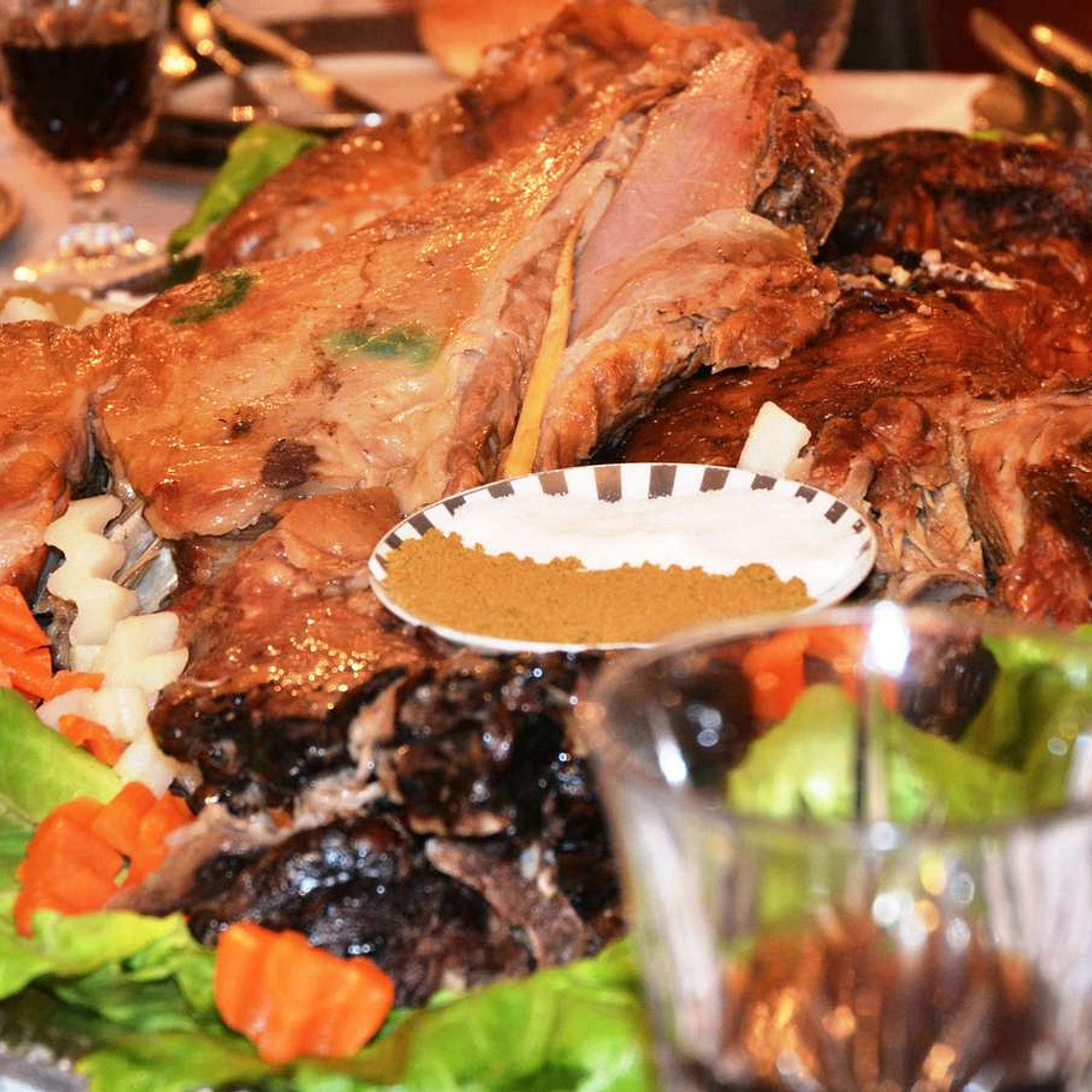 Moroccan Mechoui (Slow Roasted Leg of Lamb or Shoulder)