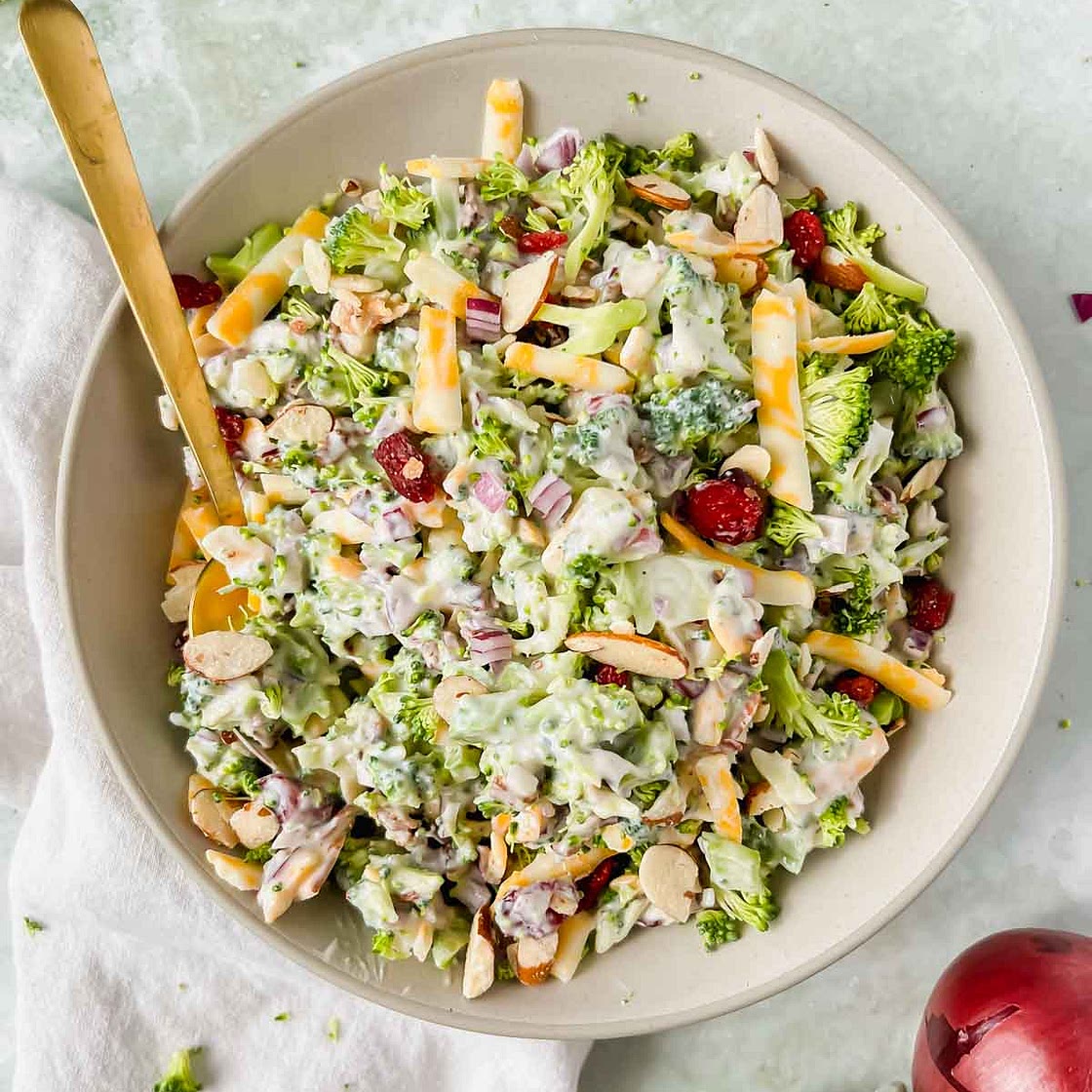 Greek Yogurt Broccoli Salad