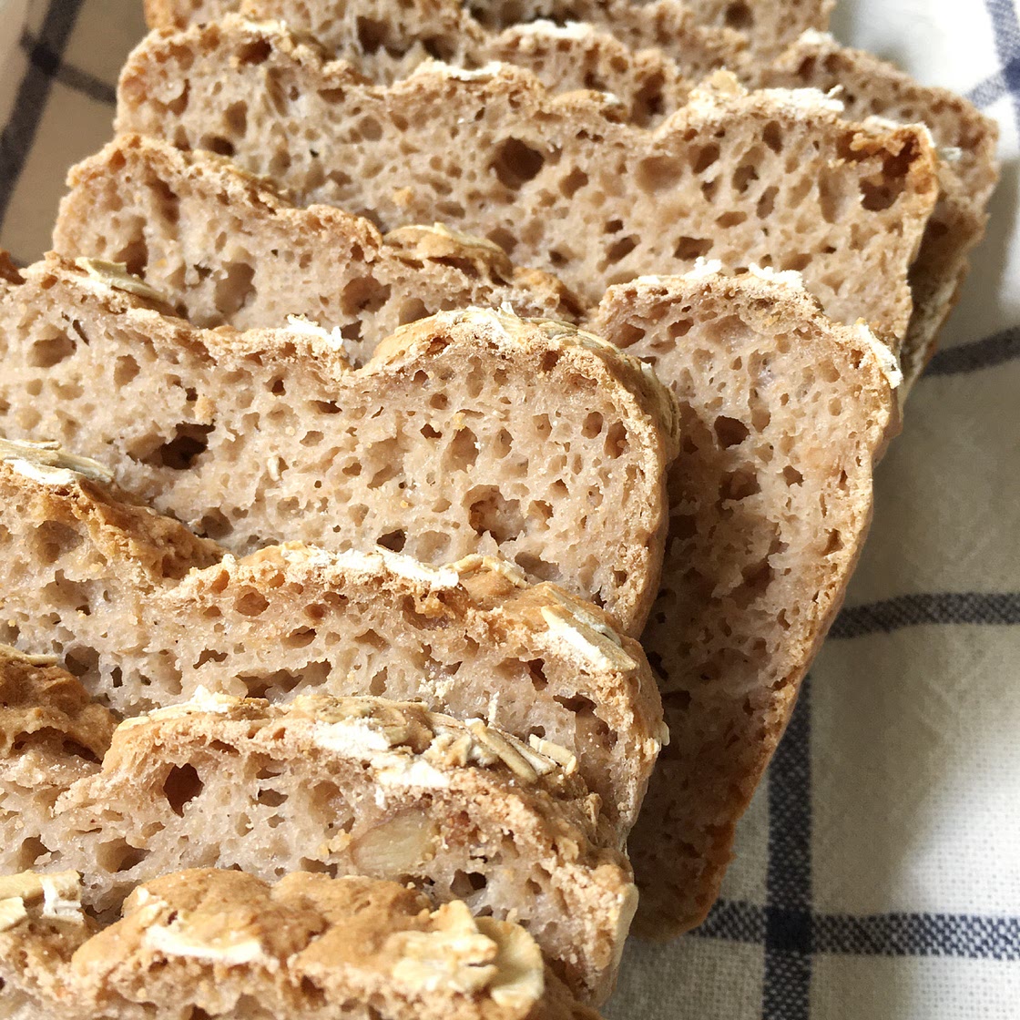 Gluten-Free Honey Oat Nut Bread