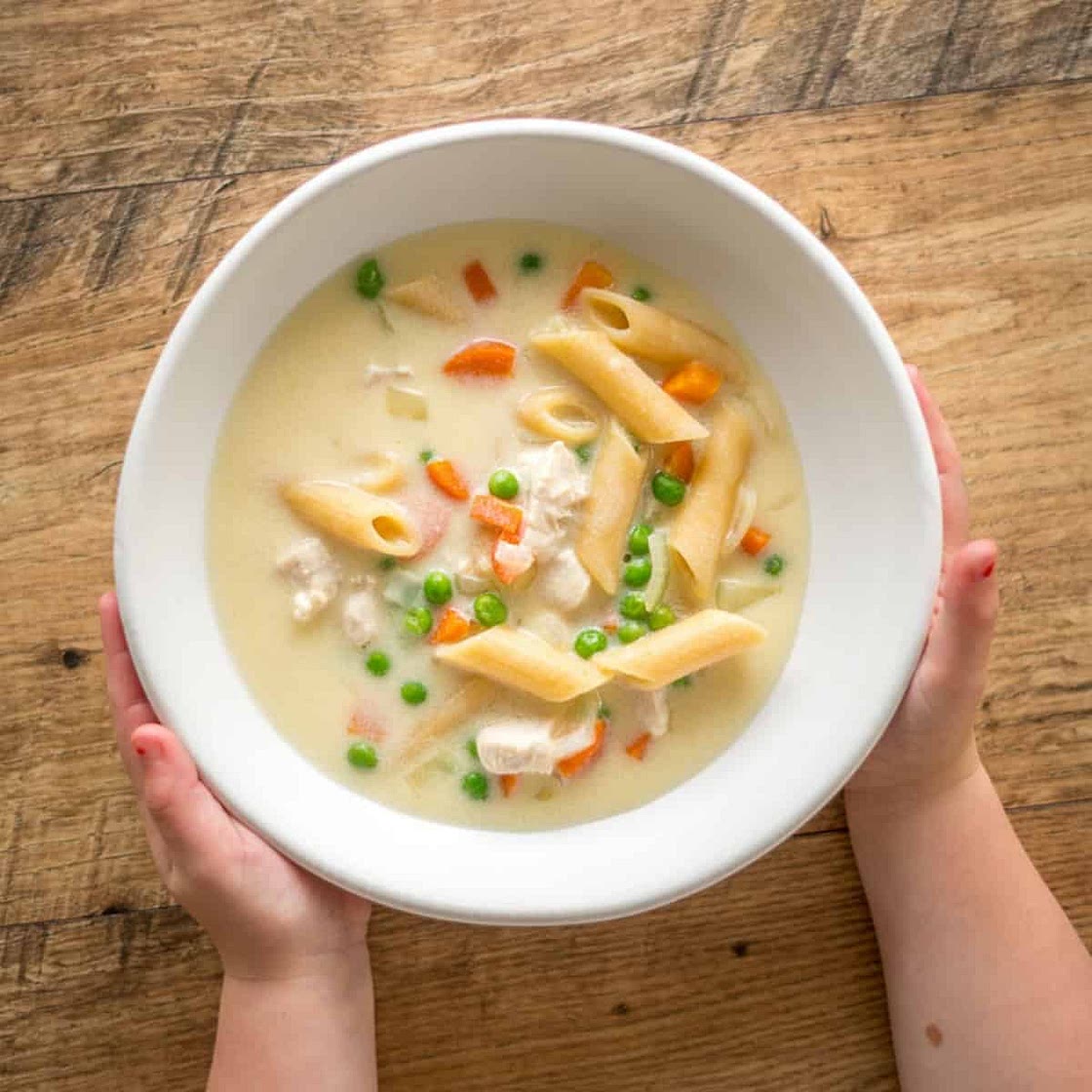 Creamy Chicken Pasta Soup