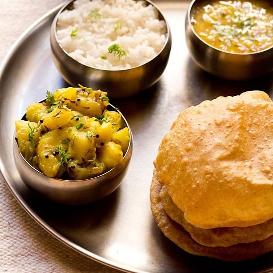 Puri Bhaji | Batata Bhaji