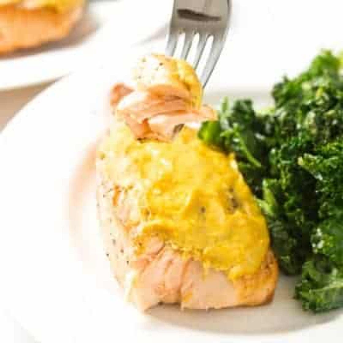 Orange Mustard Salmon (4 ingredients)