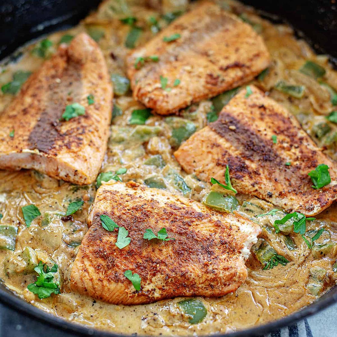 Creamy Cajun Salmon