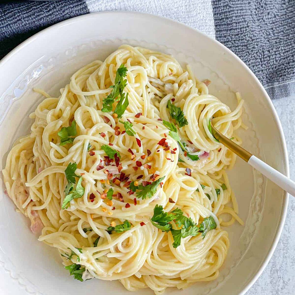 Perfect Lemon Parmesan Spaghetti