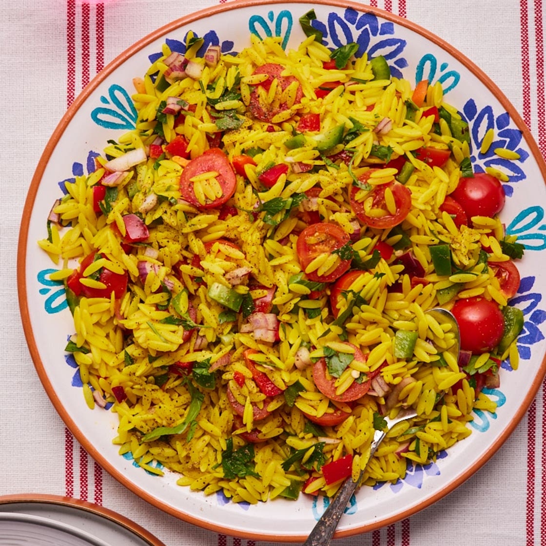 Orzo Primavera Pasta Salad | Slimming & Weight Watchers Friendly