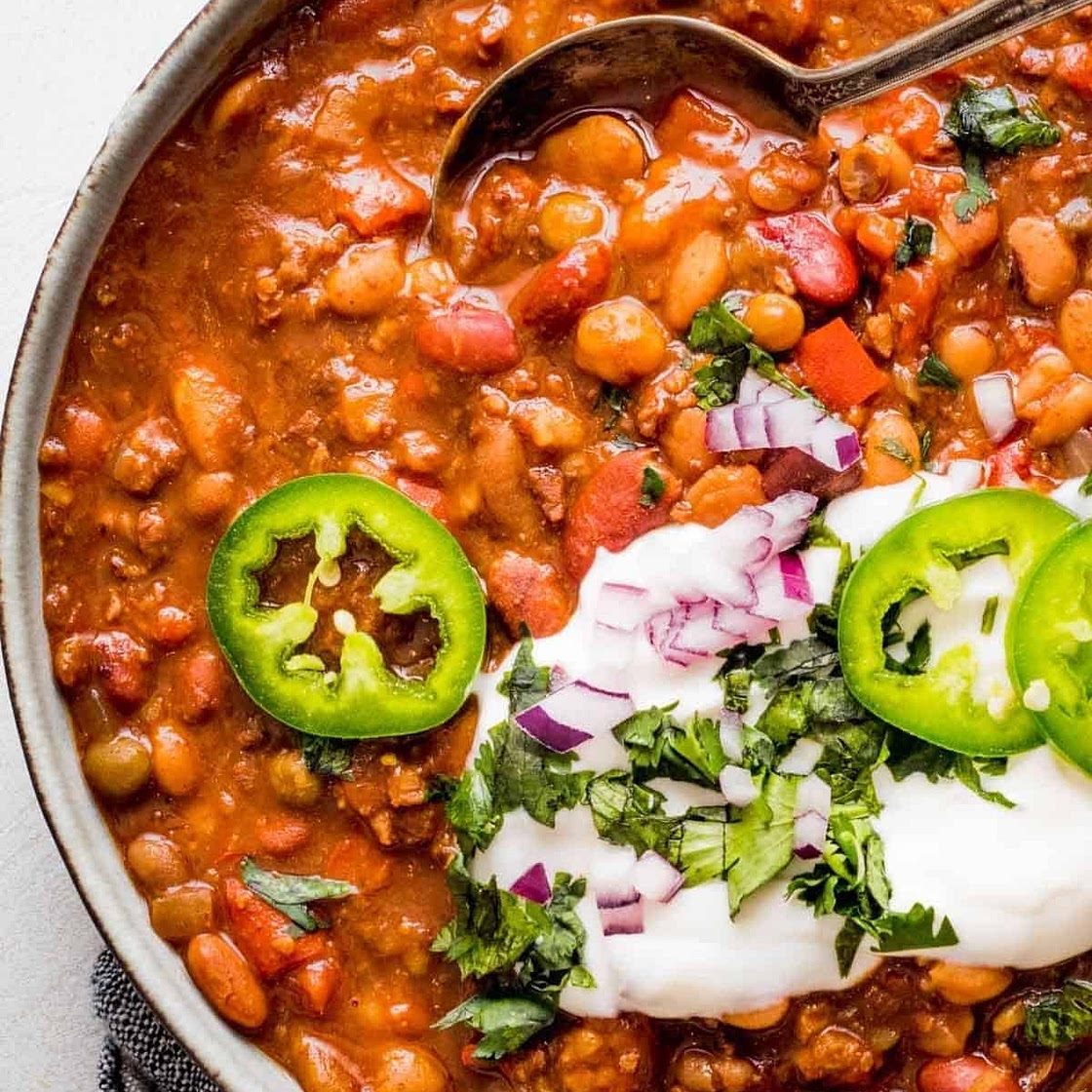 Instant Pot 15 Bean Chili Recipe