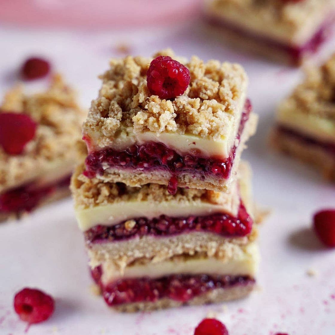 Raspberry Oatmeal Bars
