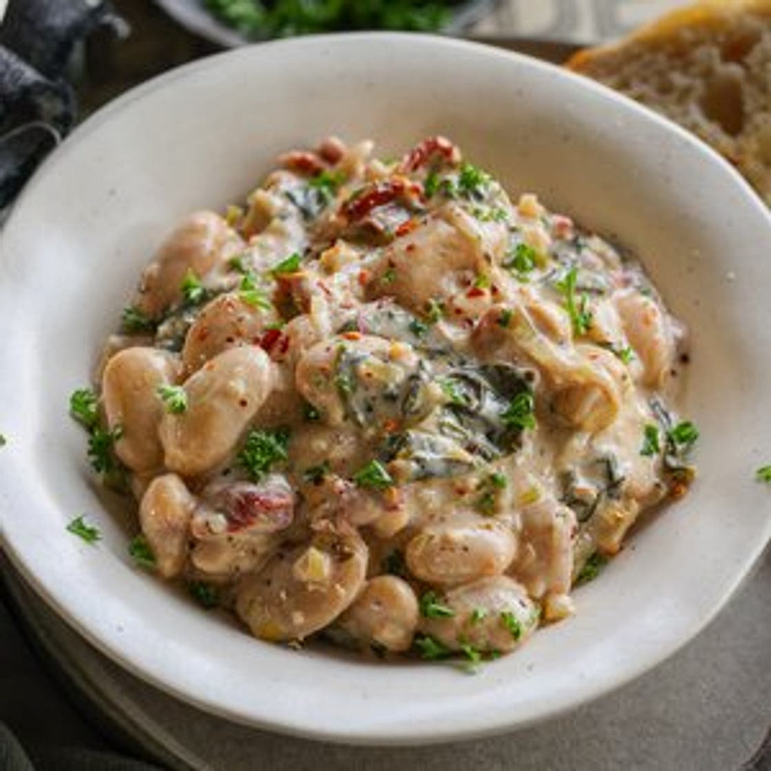 Sun-Dried Tomato & Butter Bean Stew