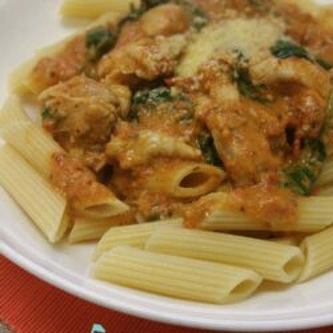 Chicken and Spinach Penne with Rosa Sauce – ThermoFun