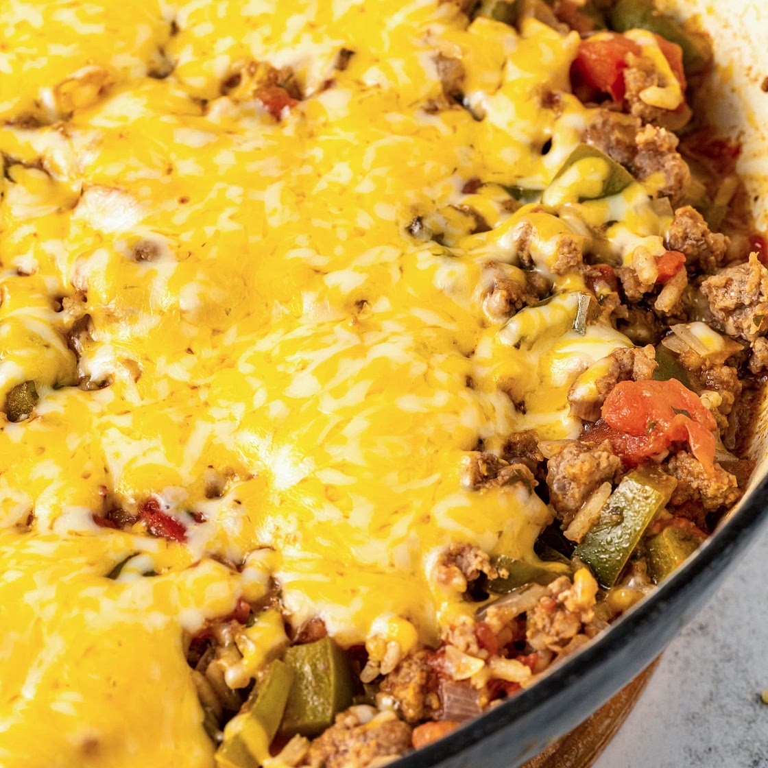 Cheddar Beef Texas Hash