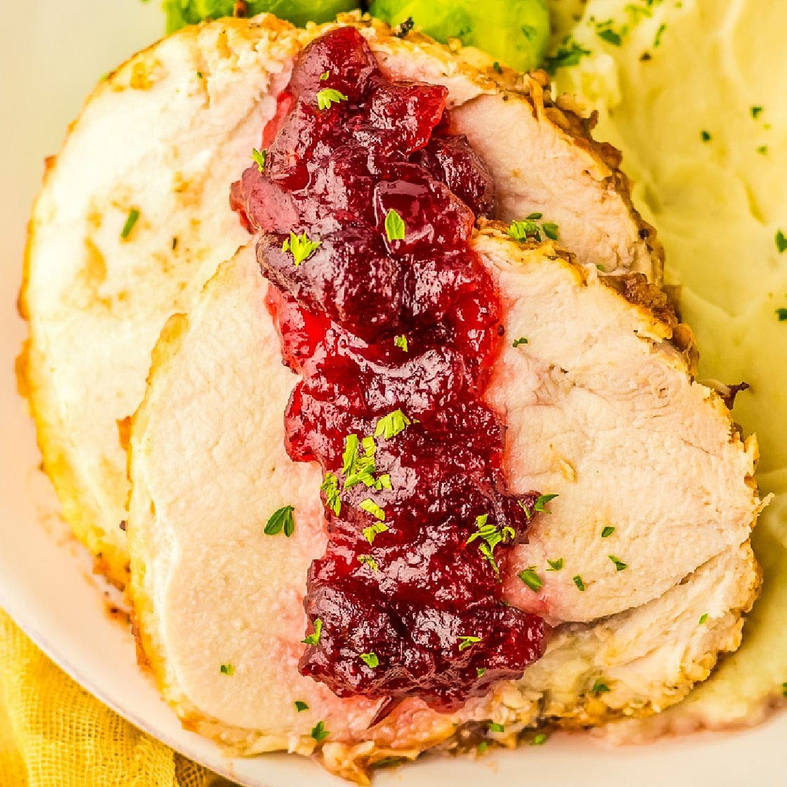 Slow Cooker Turkey Breast (With Cranberry Sauce!)