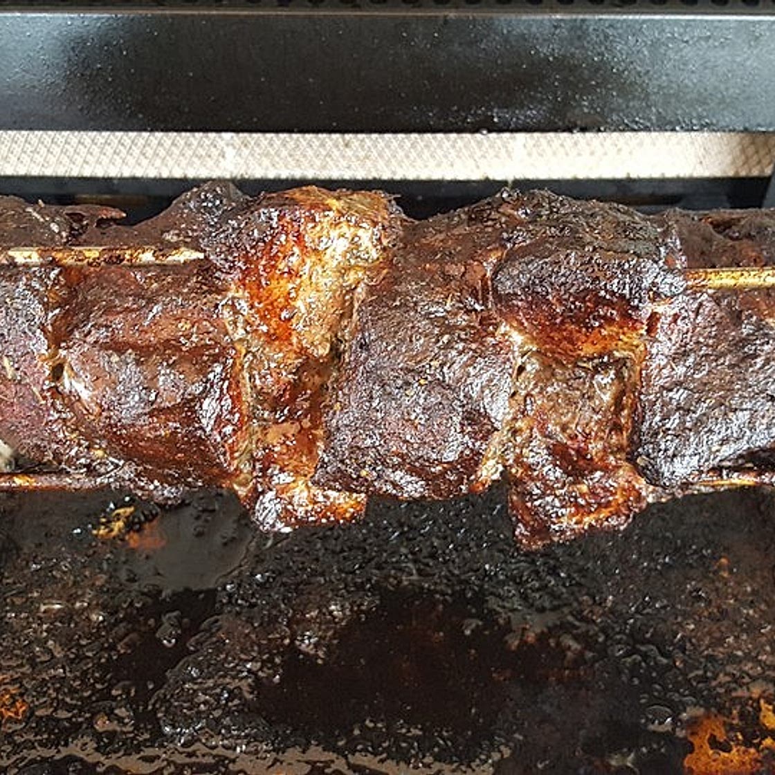 Mutzbraten vom Gasgrill