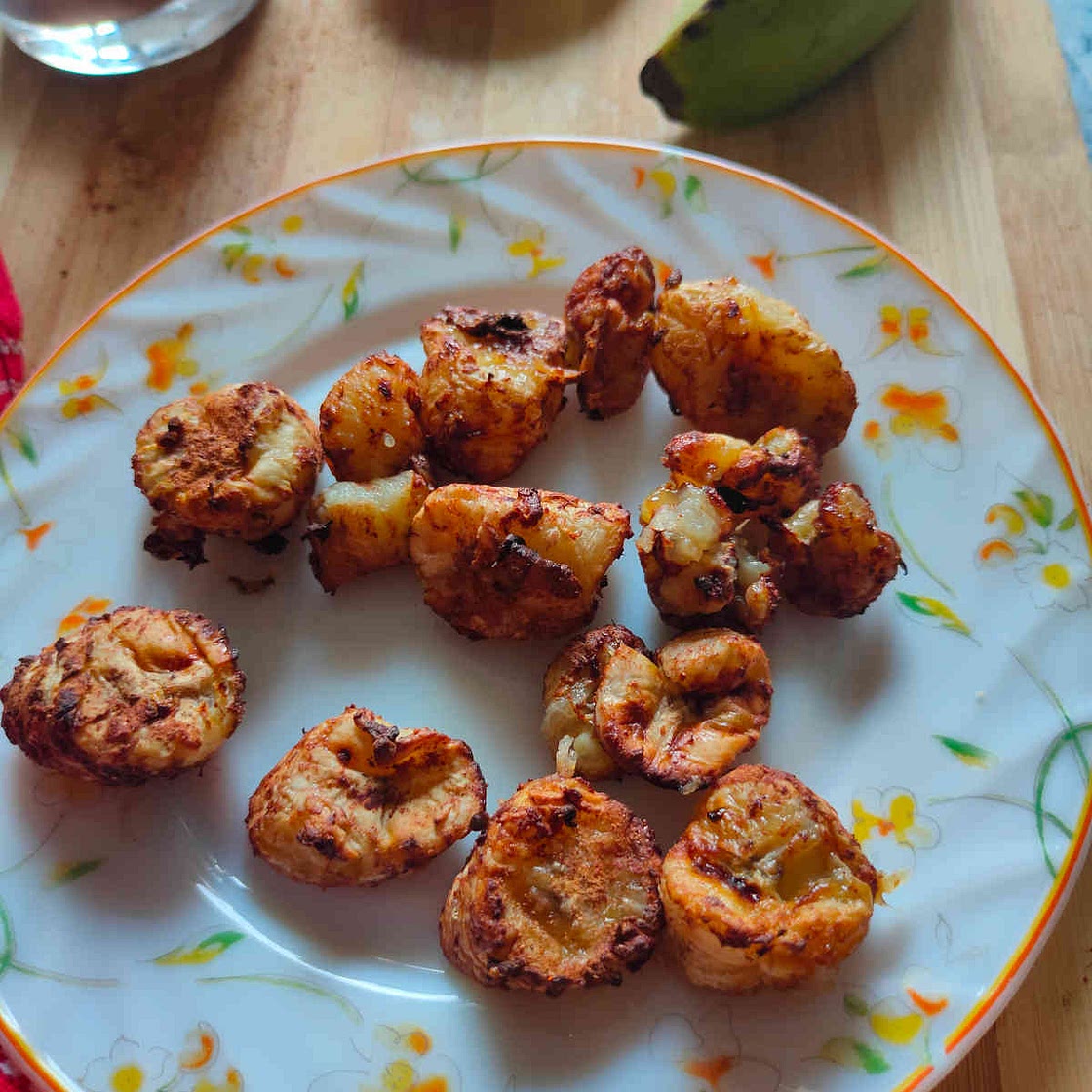 Air Fryer Fried Bananas {Maple Cinnamon Caramelized}