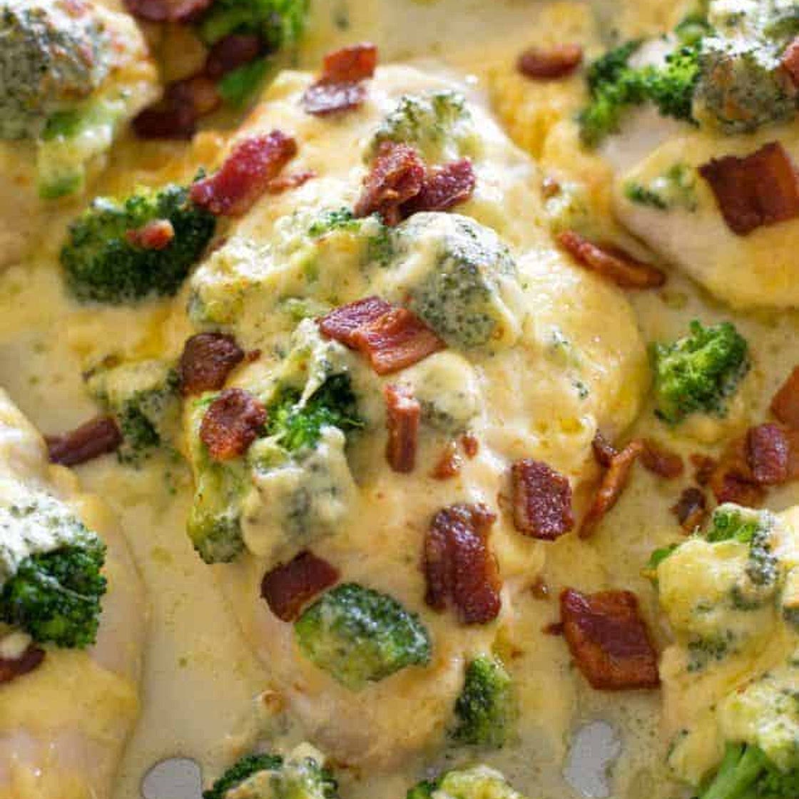 Cheesy Bacon Broccoli Chicken