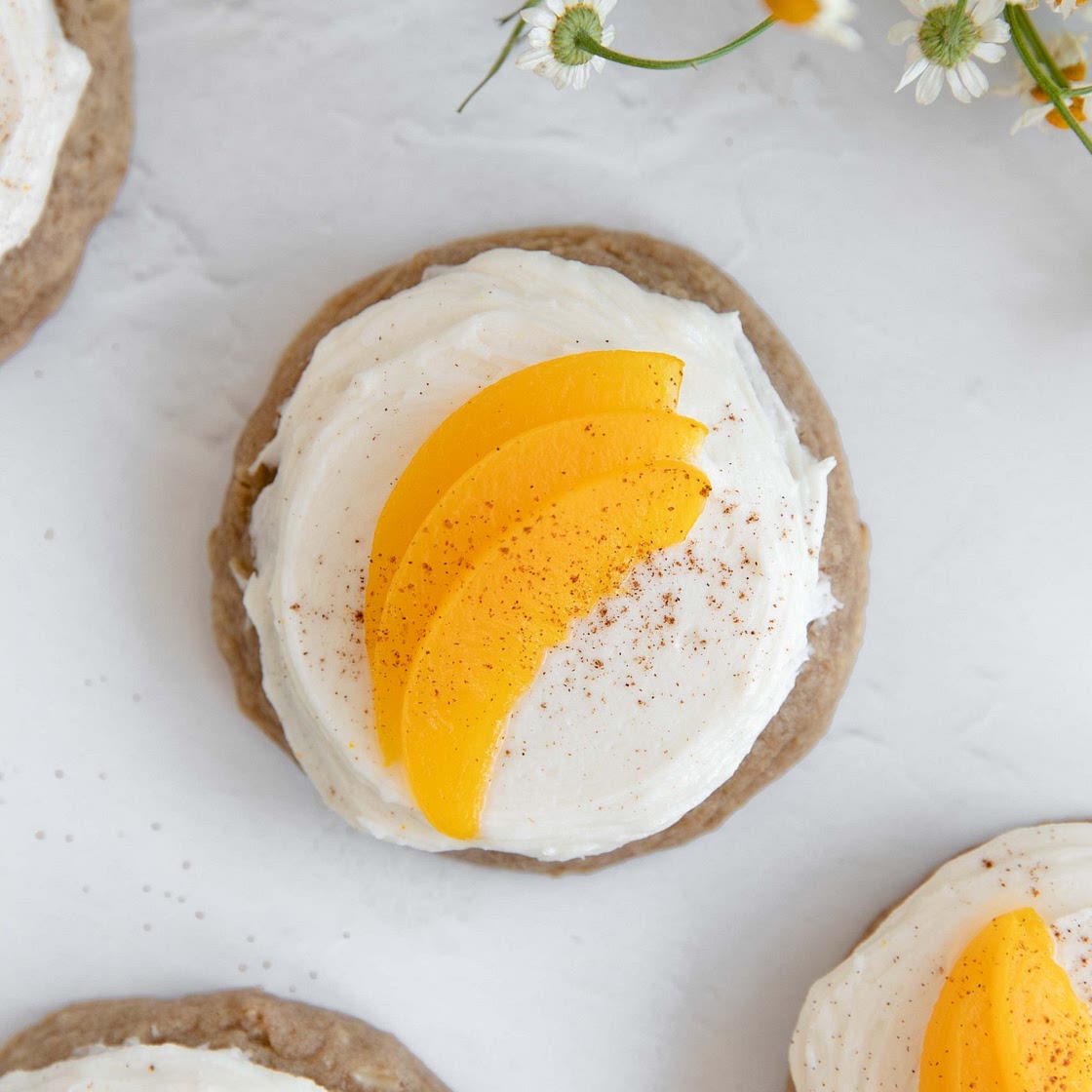 chilled peach pie cookies