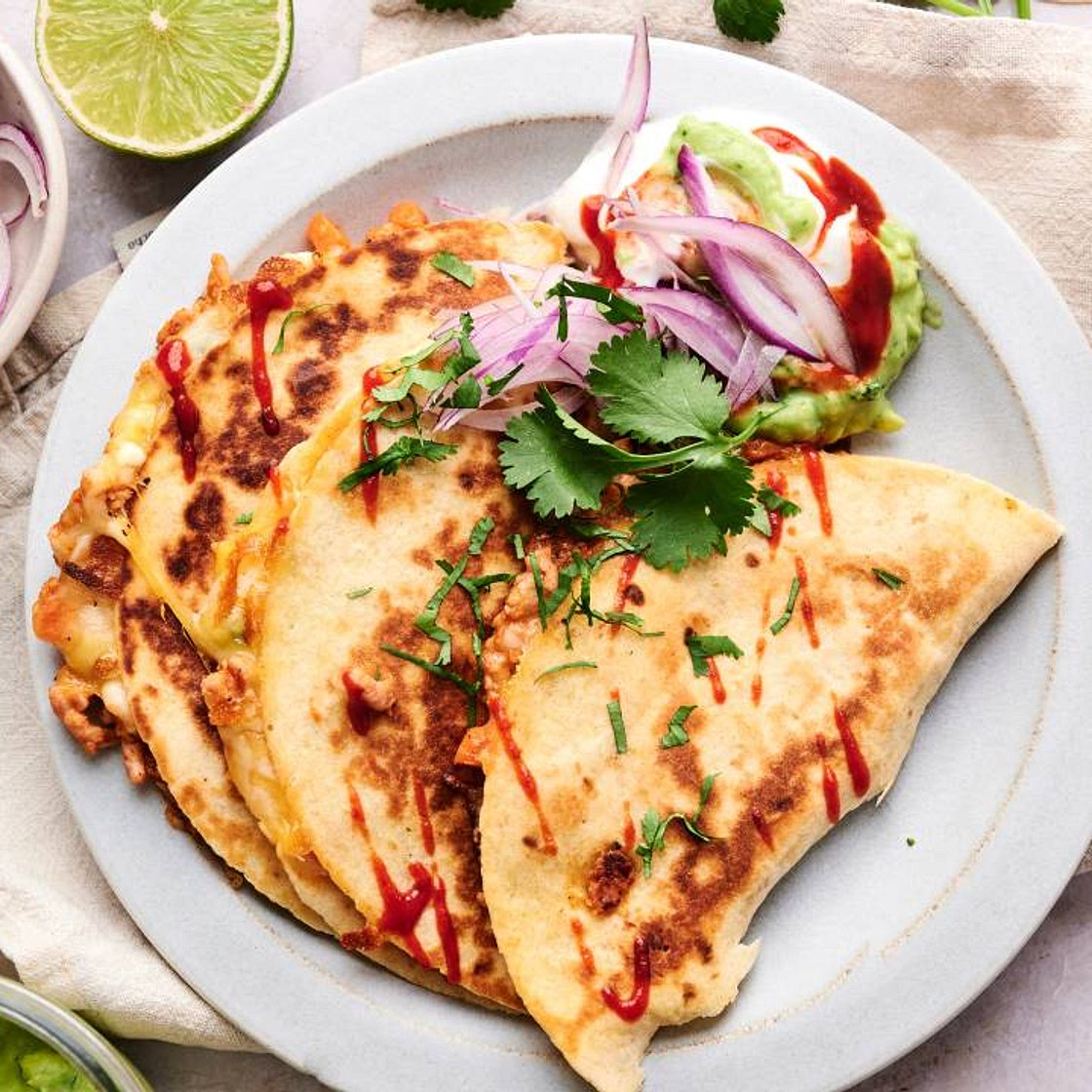 Buffalo Chicken Quesadillas