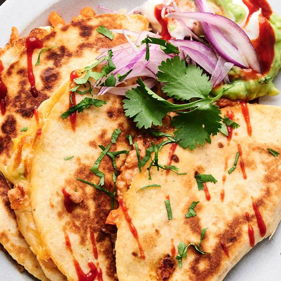 Buffalo Chicken Quesadillas