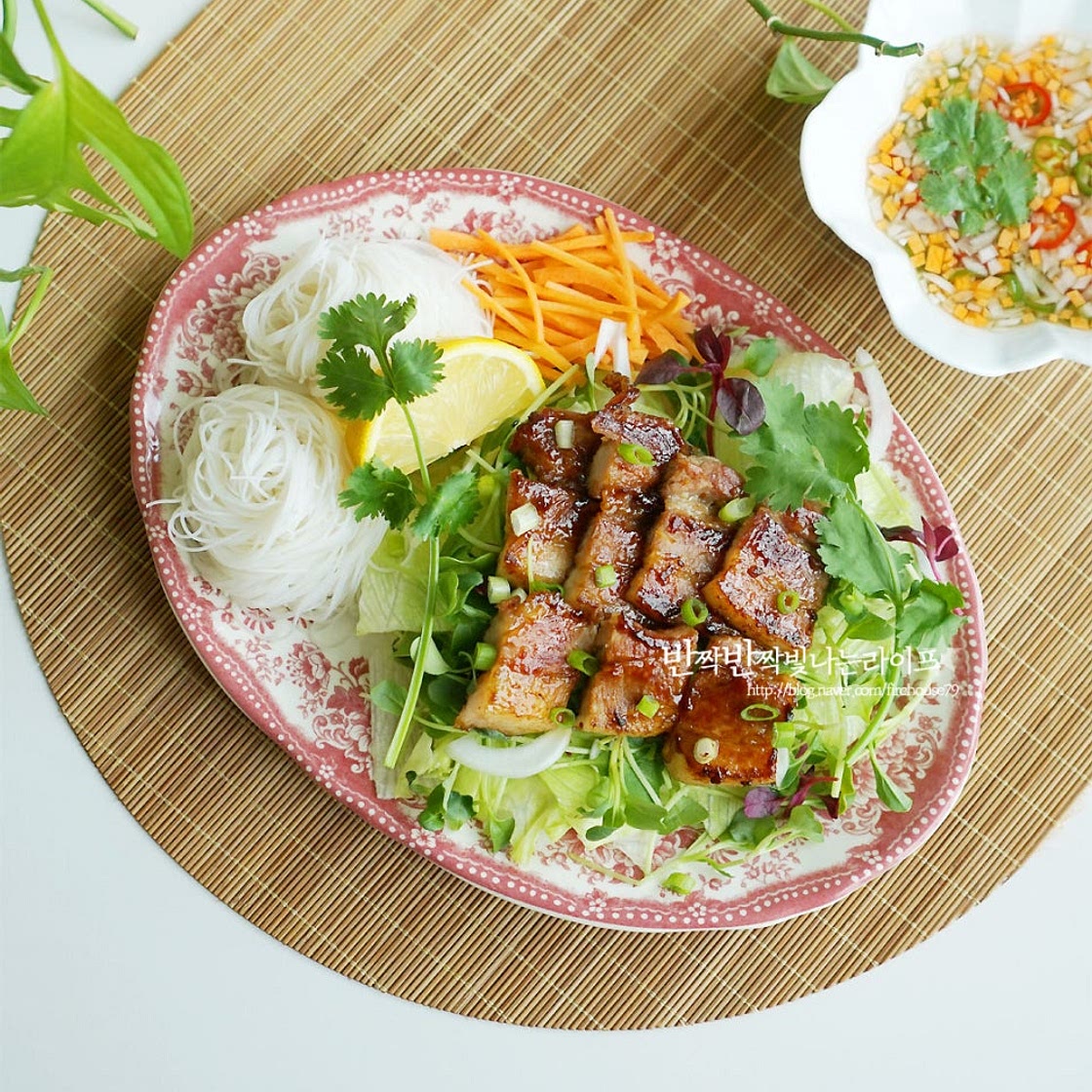 분짜 만들기 분짜 소스 곁들여 먹는법