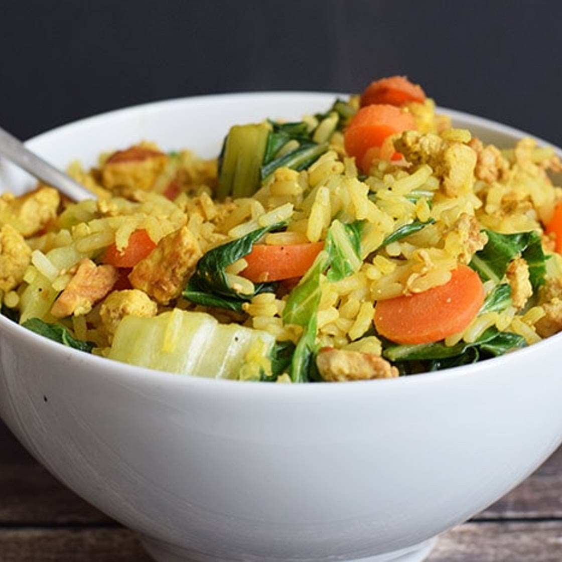 Low FODMAP Tofu Fried Rice