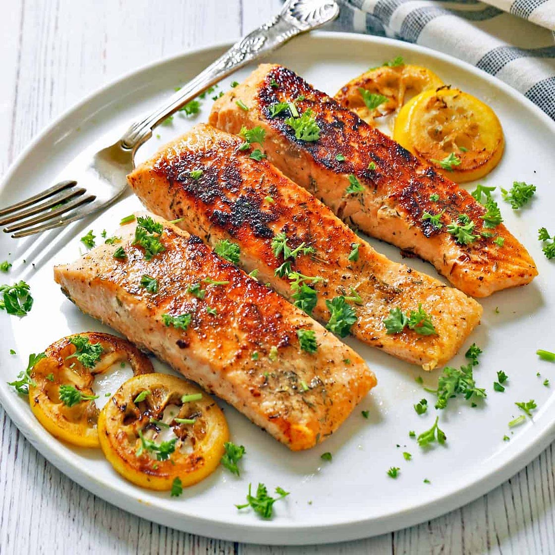 Crispy Pan-Fried Salmon