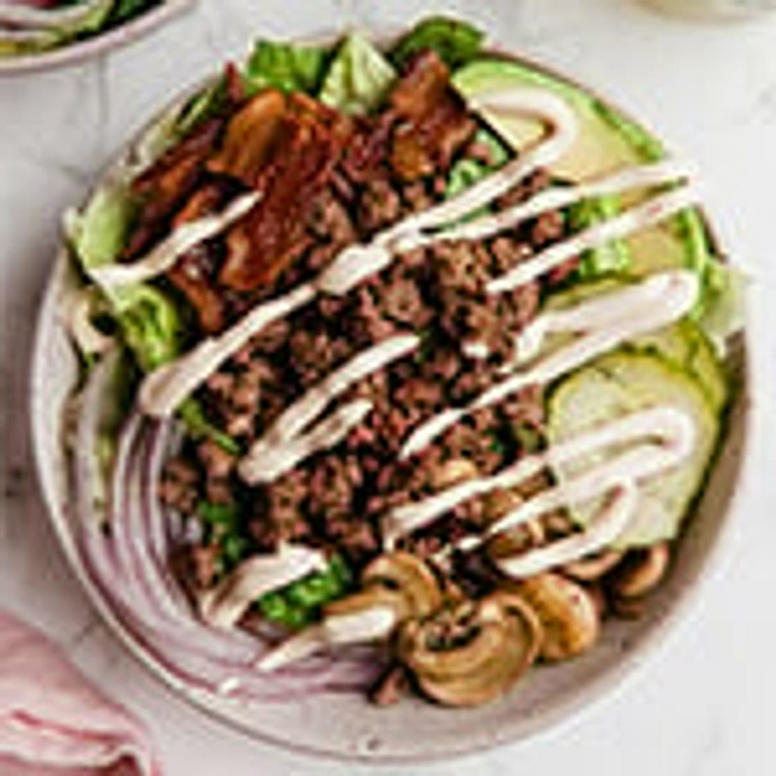 Loaded Bun-less Burger Bowls (Paleo, Keto, Whole30)