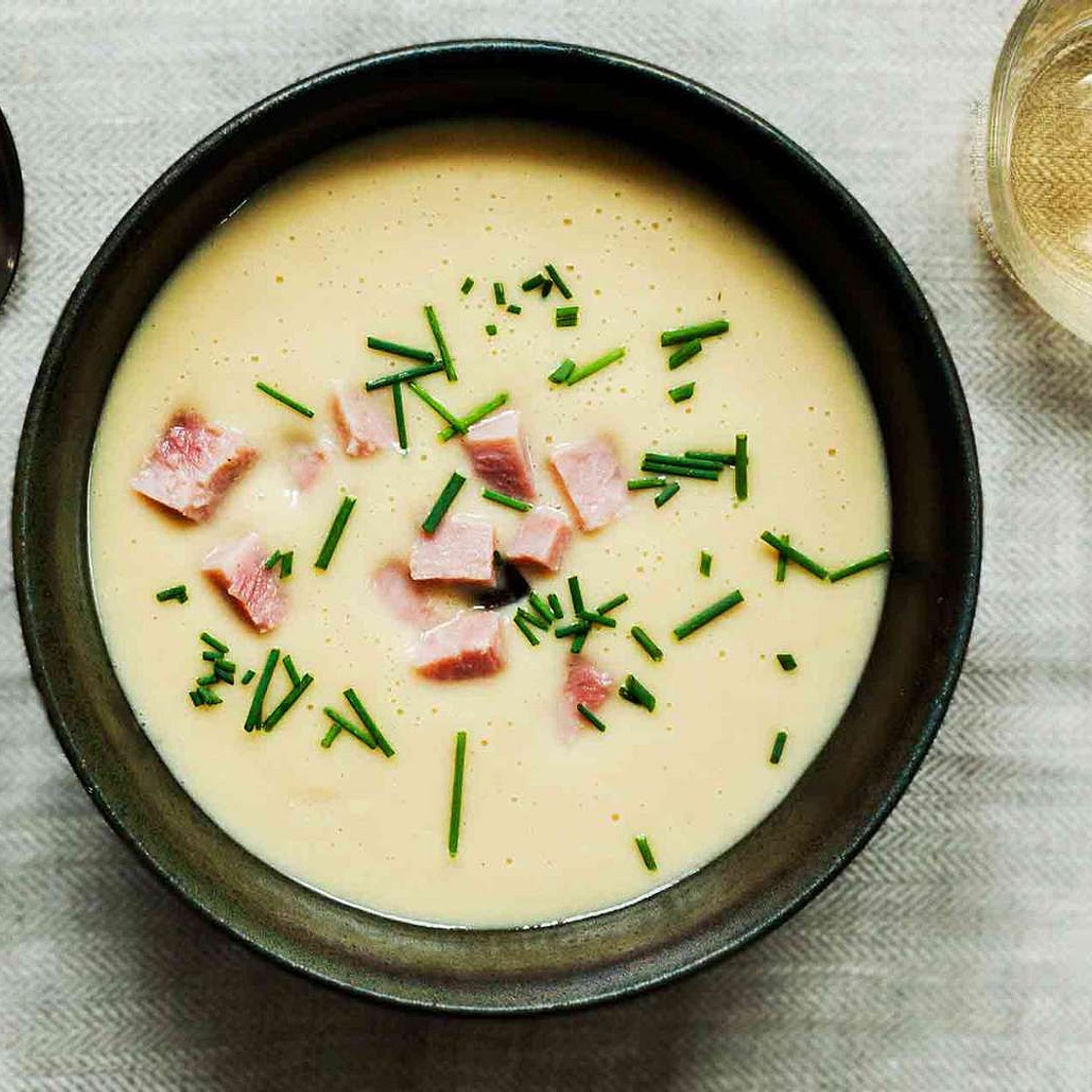 Ham, Potato, and Leek Soup