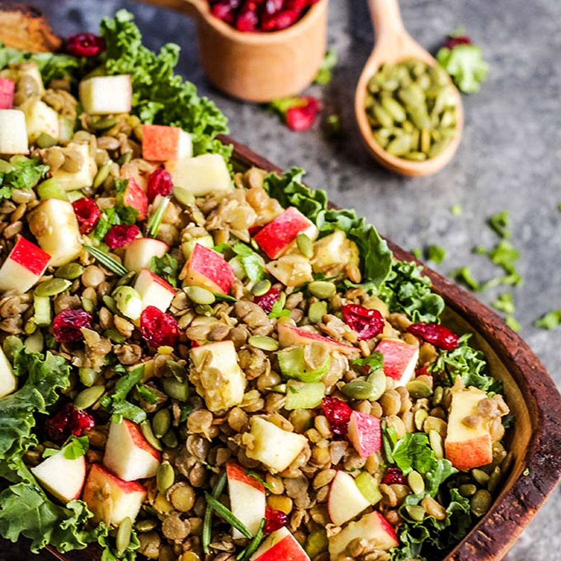 Apple Lentil Salad