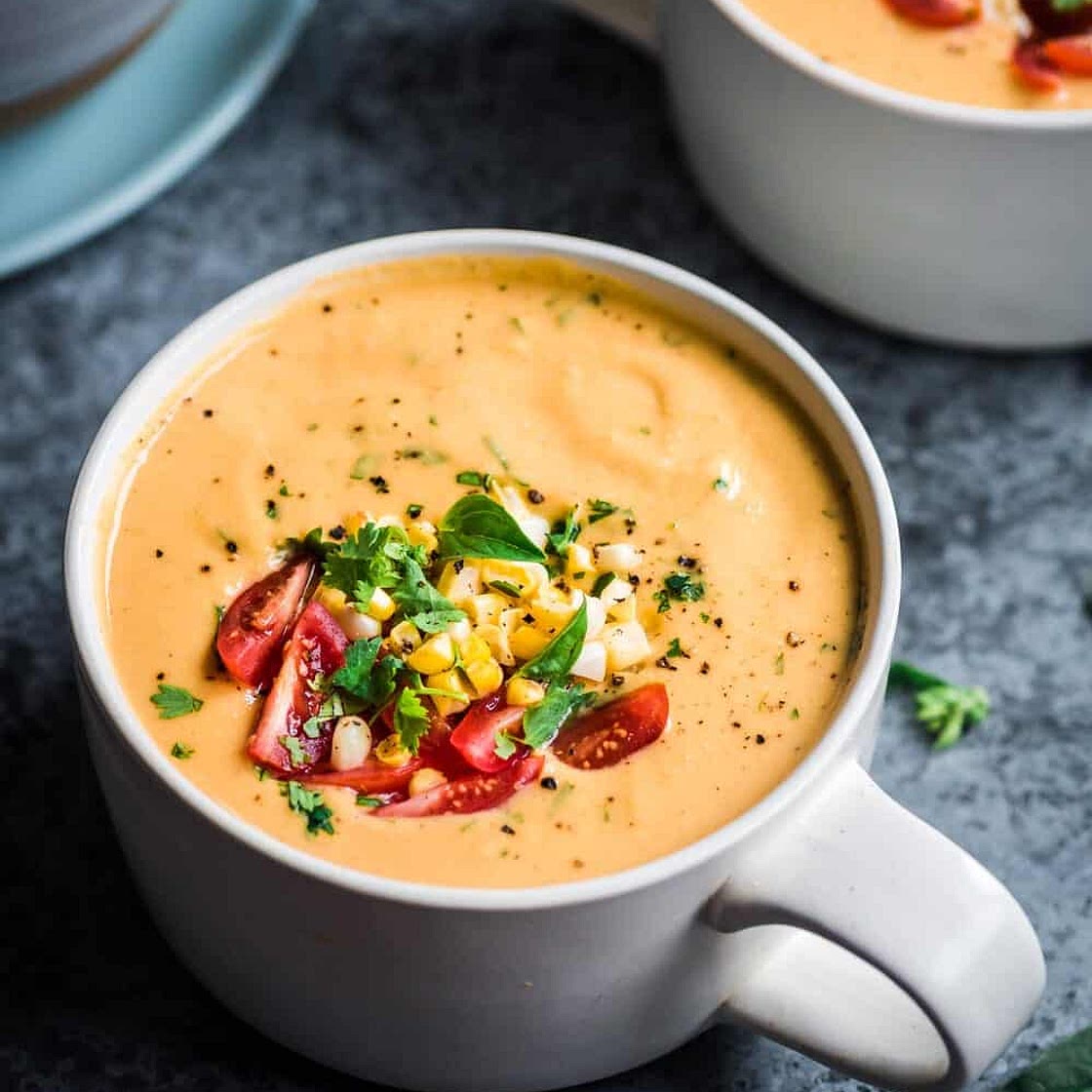 Vegan Instant Pot Corn Chowder
