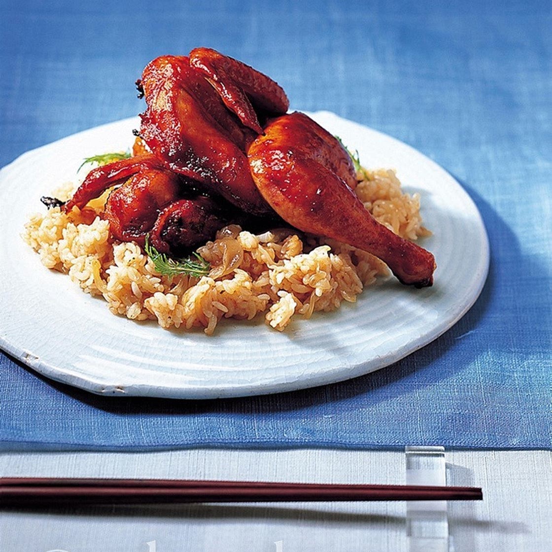 바비큐 치킨과 양파볶음밥 만드는 법