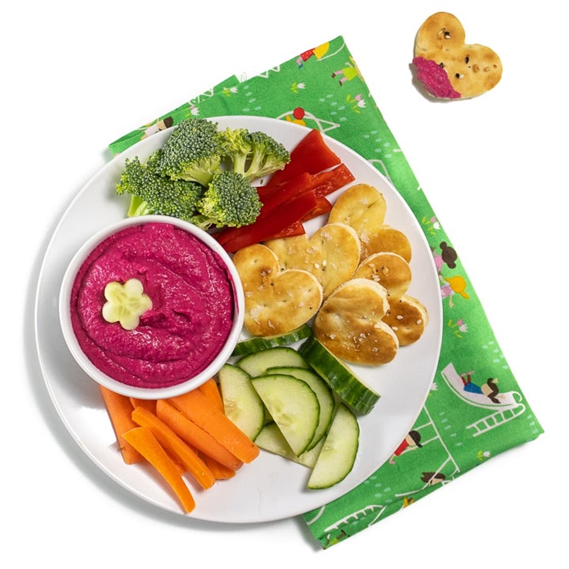Beet Hummus for Baby, Toddler + Kids (as seen on the TODAY show)
