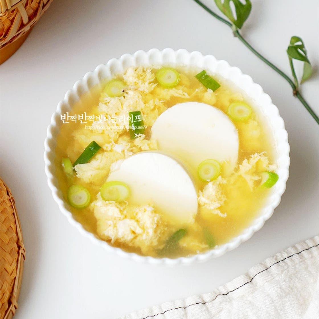 순두부 계란국 끓이는법 맑은 순두부 요리 순두부계란탕 레시피