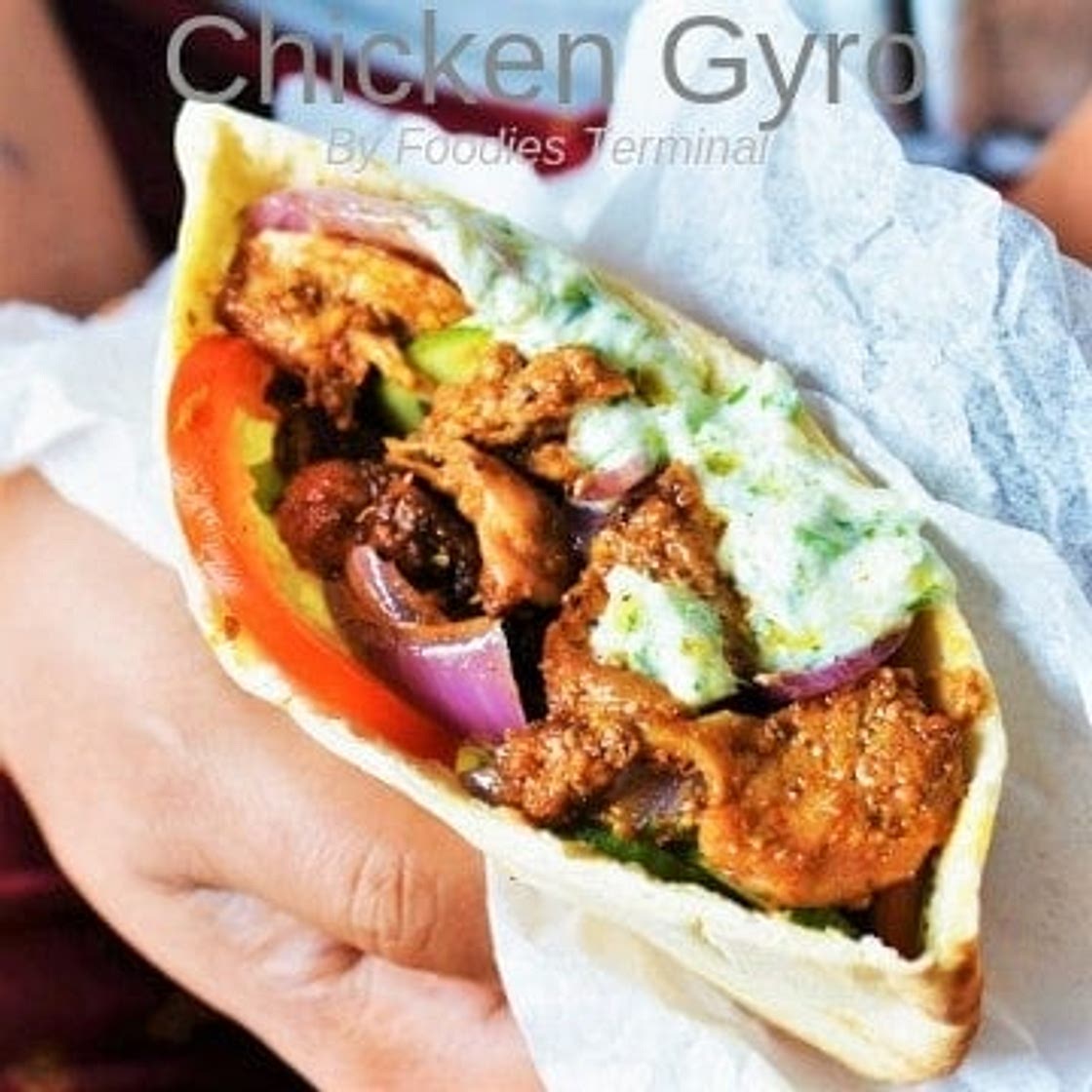 Authentic Greek Chicken Gyros Recipe with Tzatziki Sauce
