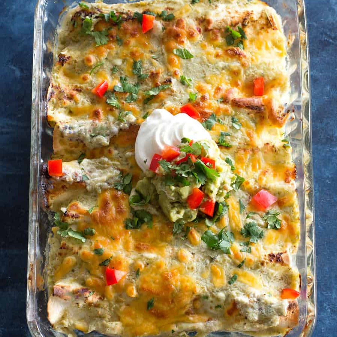 Low-carb Shrimp Enchiladas
