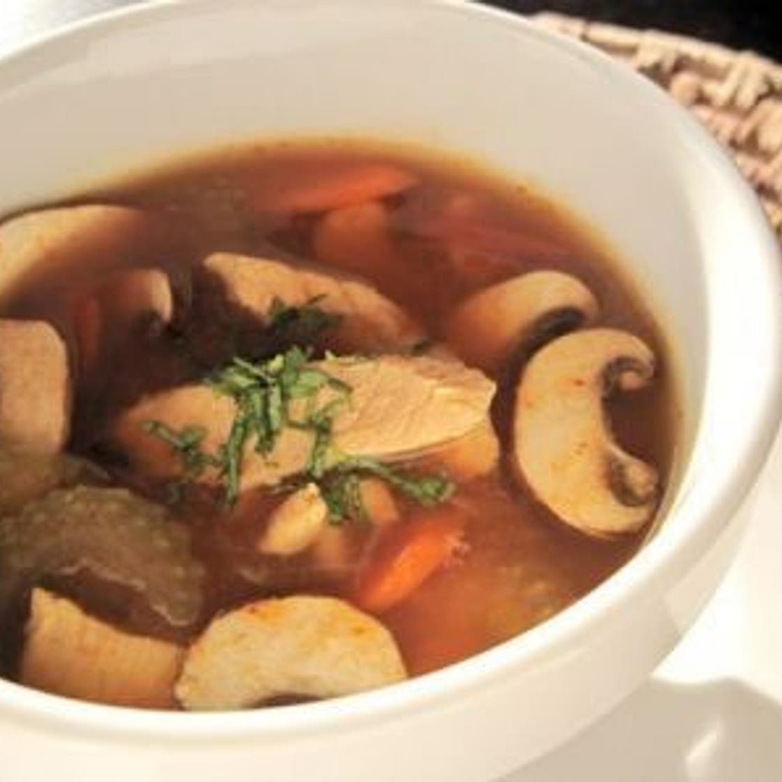 Thai Hot and Sour Chicken Soup