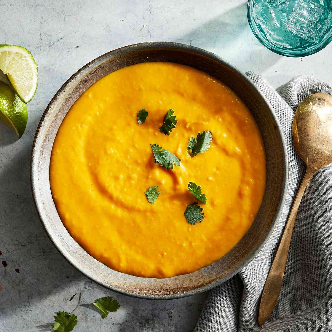 Slow-Cooker Curried Butternut Squash Soup