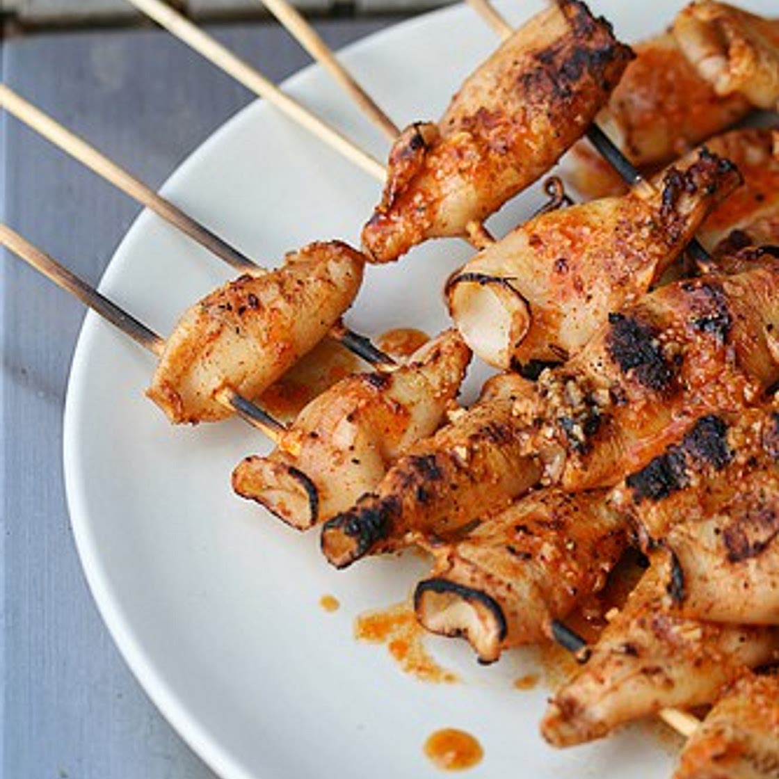 Spicy Grilled Calamari