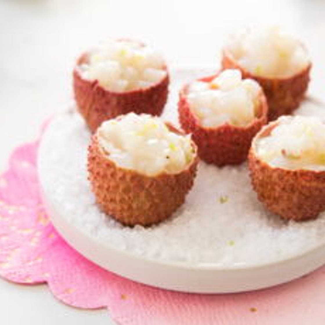 Tartare de noix de Saint-Jacques et litchis