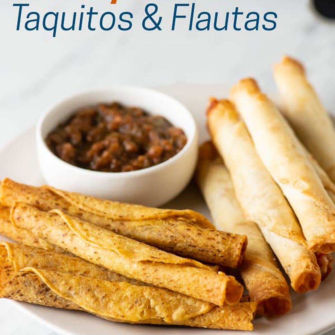 Air Fryer Frozen Taquitos and Flautas