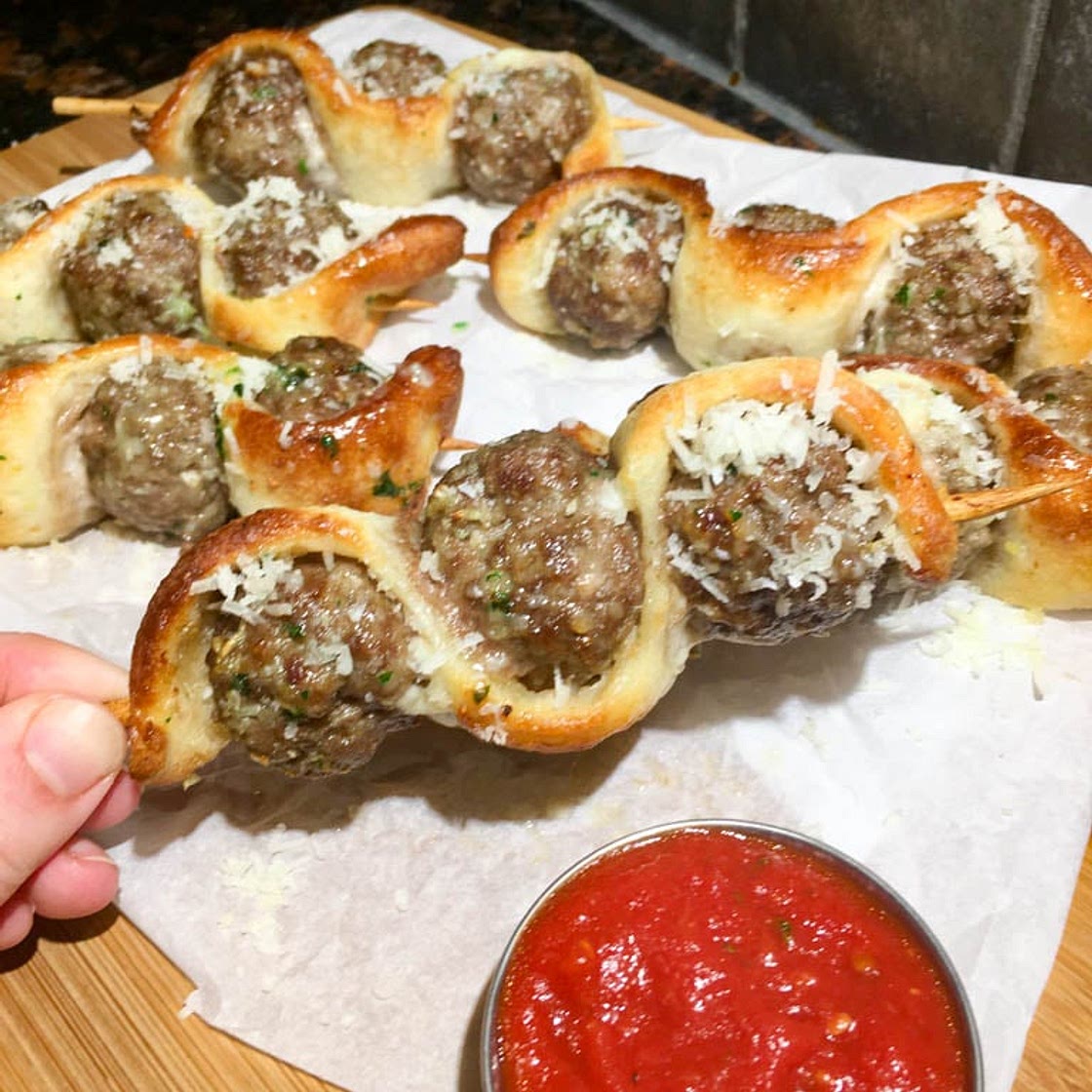 Meatball Subs on a Stick