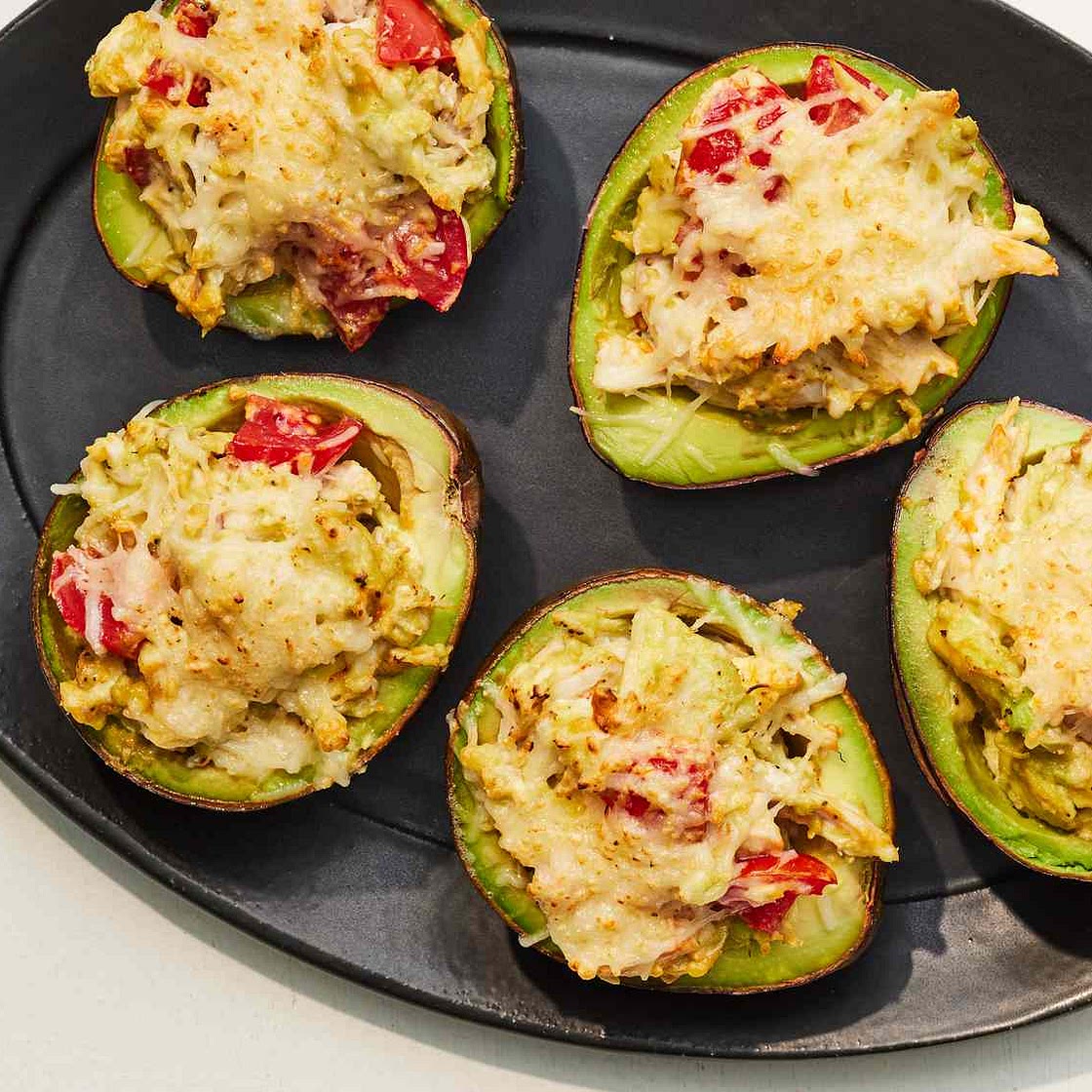 Chicken-Stuffed Baked Avocados