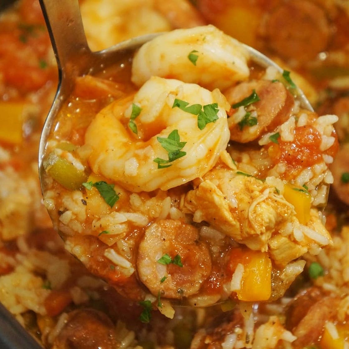 Gluten Free Jambalaya (Slow Cooker + Cajun Style)