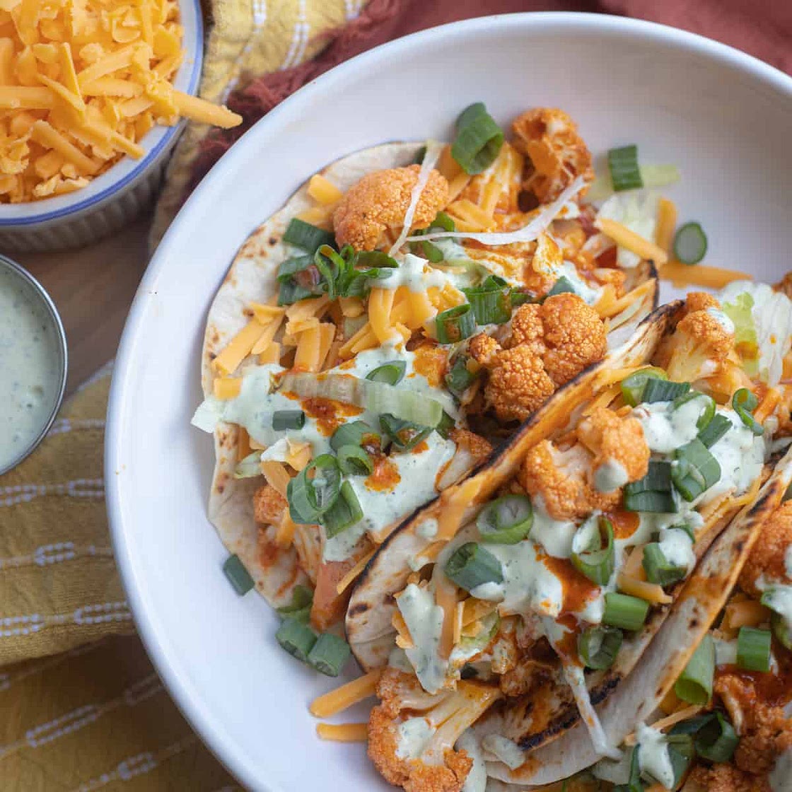 Buffalo Cauliflower Tacos Recipe